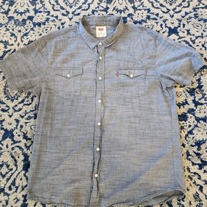 LEVI'S MEN'S SS BD SHIRT EUC!!